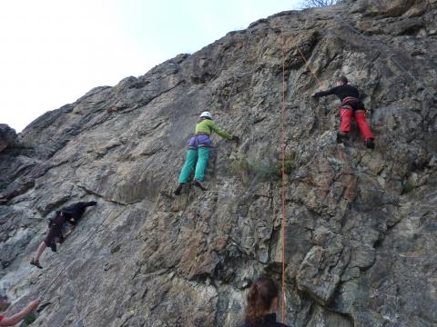 cours d'escalade